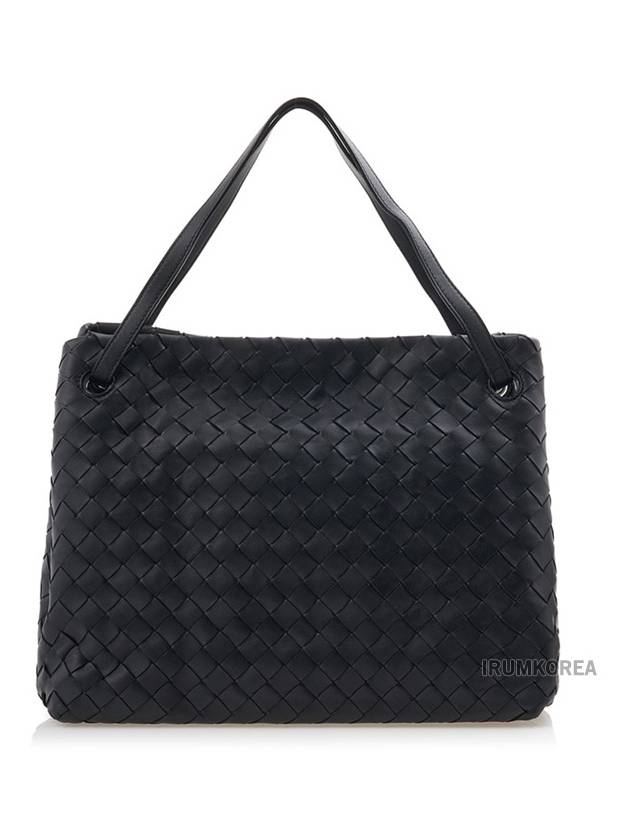 Bottega Veneta Intrecciato Large Top Handle Tote Bag Black
