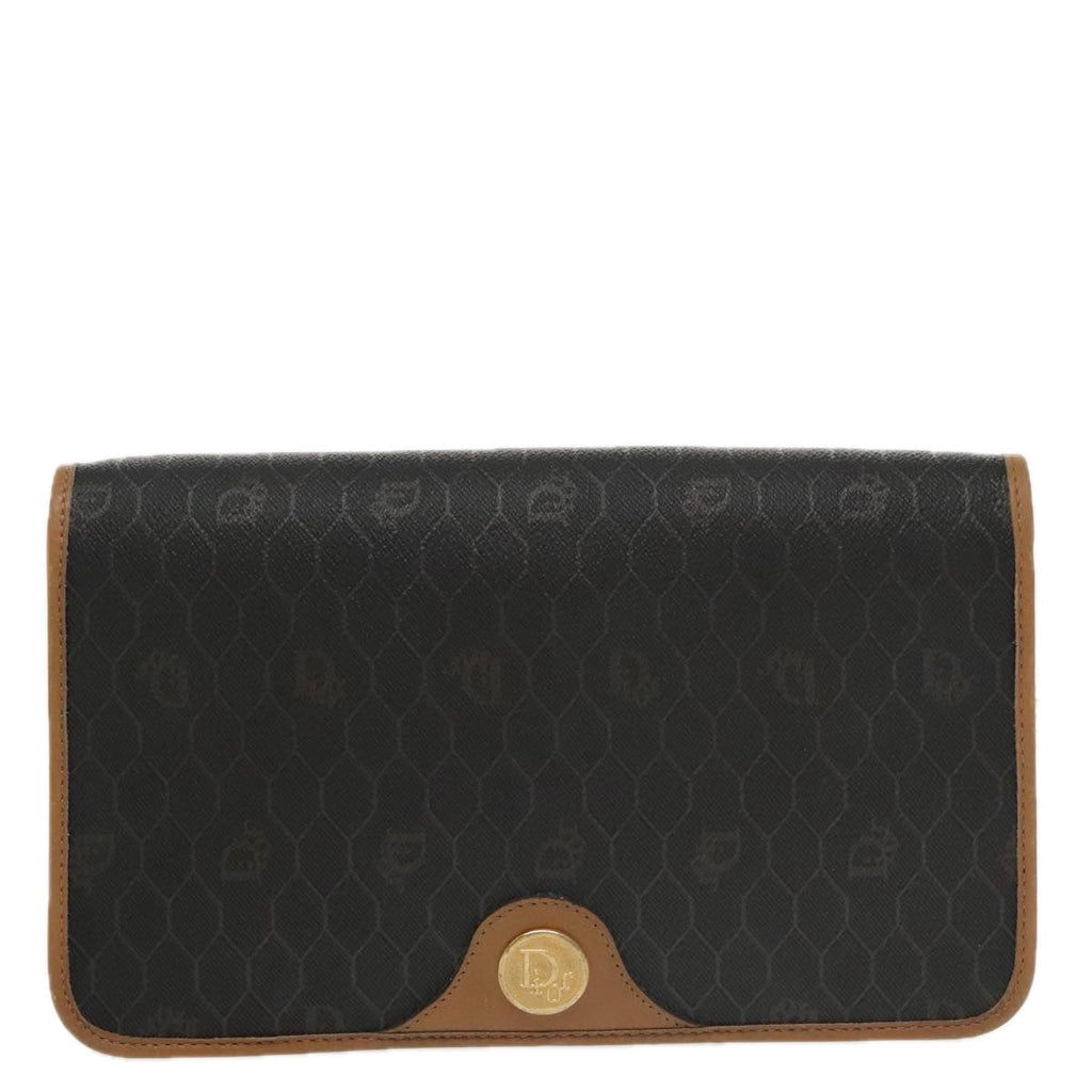 Dior Honeycomb  Canvas Shoulder Bag (Pre-Owned)