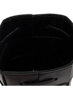 Bottega Veneta Intrecciato Cassette Small Bucket Bag Black