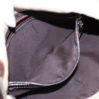 FENDI Zucca Canvas Mamma Baguette Shoulder Bag Beige Brown Silver87743