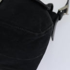 FENDI Mamma Baguette Shoulder Bag Nylon Black Silver87809