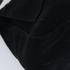 FENDI Mamma Baguette Shoulder Bag Nylon Black Silver87809