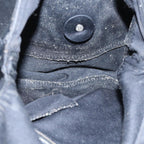 FENDI Mamma Baguette Shoulder Bag Nylon Black Silver87809