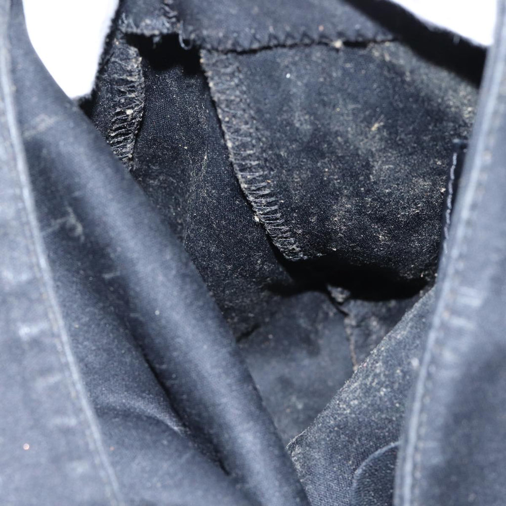 FENDI Mamma Baguette Shoulder Bag Nylon Black Silver87809