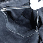 FENDI Mamma Baguette Shoulder Bag Nylon Black Silver87809