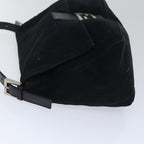 FENDI Mamma Baguette Shoulder Bag Nylon Black Silver87809