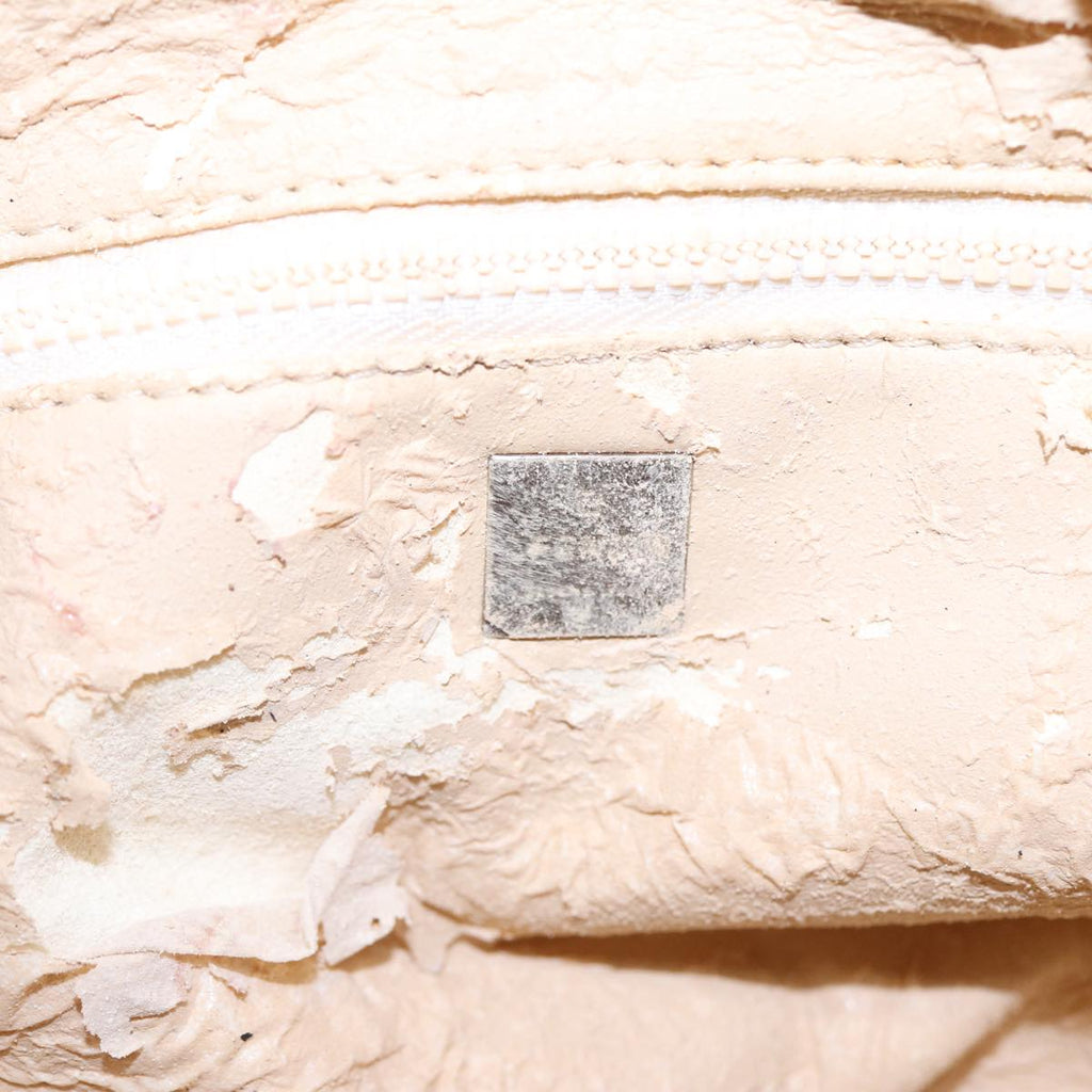 FENDI Zucca Canvas Vanity Pouch Brown Black Silver87877