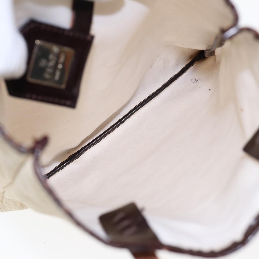 FENDI Zucca Canvas Hand Bag Beige87916