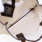 FENDI Zucca Canvas Hand Bag Beige87916