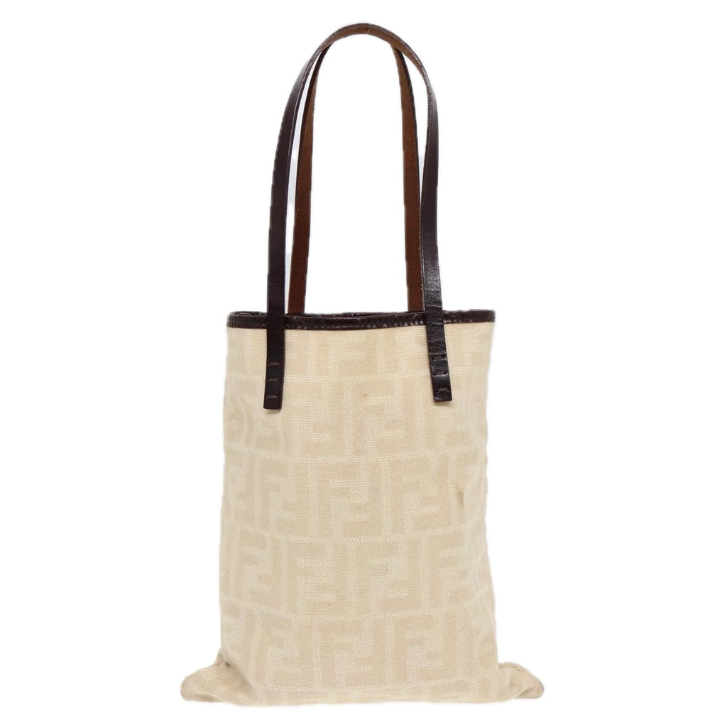 FENDI Zucca Canvas Hand Bag Beige87916