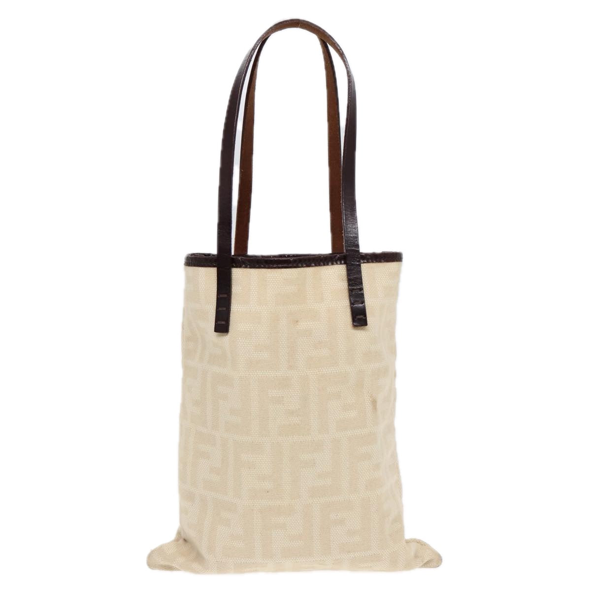 FENDI Zucca Canvas Hand Bag Beige87916