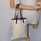FENDI Zucca Canvas Hand Bag Beige87916