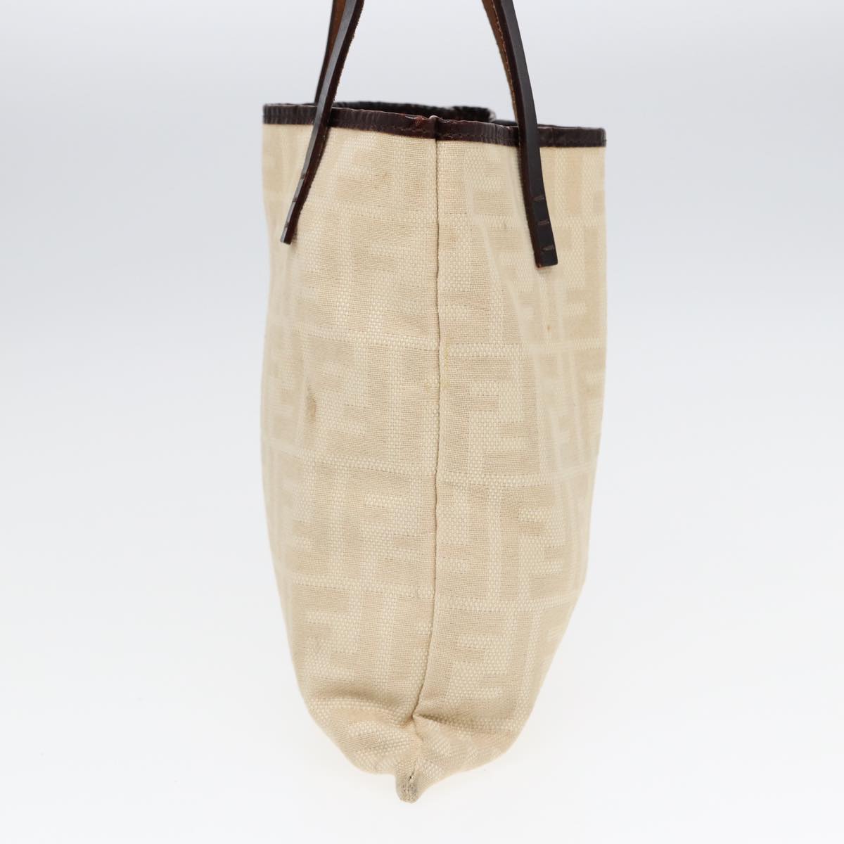 FENDI Zucca Canvas Hand Bag Beige87916