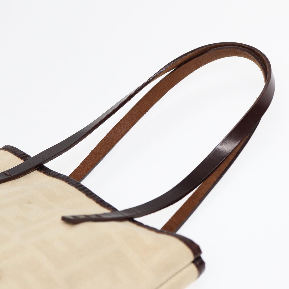 FENDI Zucca Canvas Hand Bag Beige87916