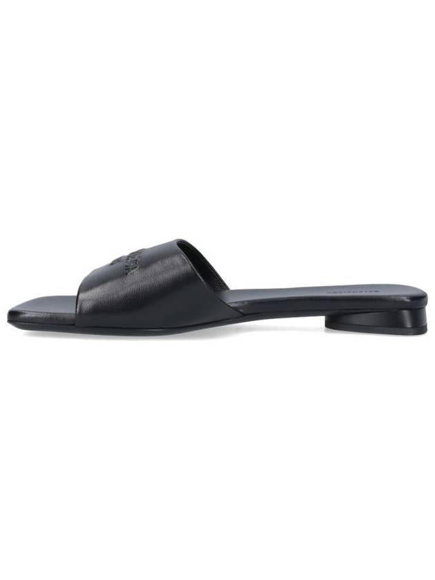 Balenciaga Duty Free Flat Sandal Black