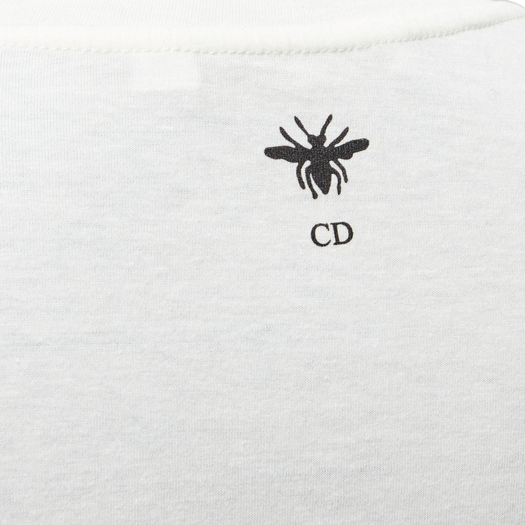 Dior Lucky Dior Zodiac Pixel Print Cotton Linen Short Sleeve Tshirt