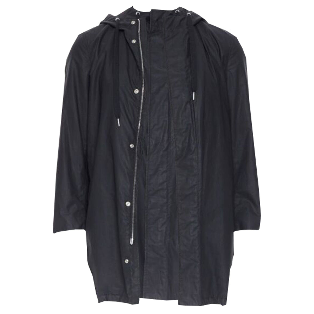 Christian Dior hooded utilitarian drawstrings zipper windbreaker jacket