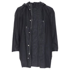 Christian Dior hooded utilitarian drawstrings zipper windbreaker jacket