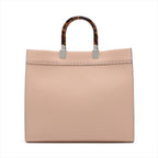 Fendi Sunshine Leather 2WAY Handbag Pink Beige 8BH386