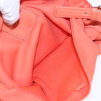 FENDI Mamma Baguette Shoulder Bag Nylon Orange Silver88076