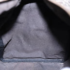 FENDI Zucchino Canvas Hand Bag Brown Silver88078