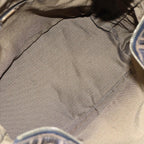 FENDI Zucca Canvas Hand Bag Brown Black gold88079