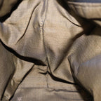 FENDI Zucca Canvas Hand Bag Brown Black gold88080