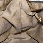 FENDI Zucca Canvas Hand Bag Brown Black gold88081