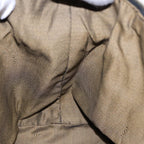 FENDI Zucca Canvas Hand Bag Brown Black gold88082