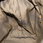 FENDI Zucca Canvas Hand Bag Brown Black gold88082