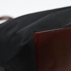 FENDI Tote Bag Nylon Black Silver88083