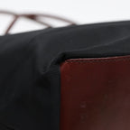 FENDI Tote Bag Nylon Black Silver88083