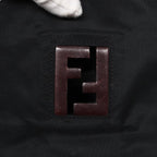 FENDI Tote Bag Nylon Black Silver88083