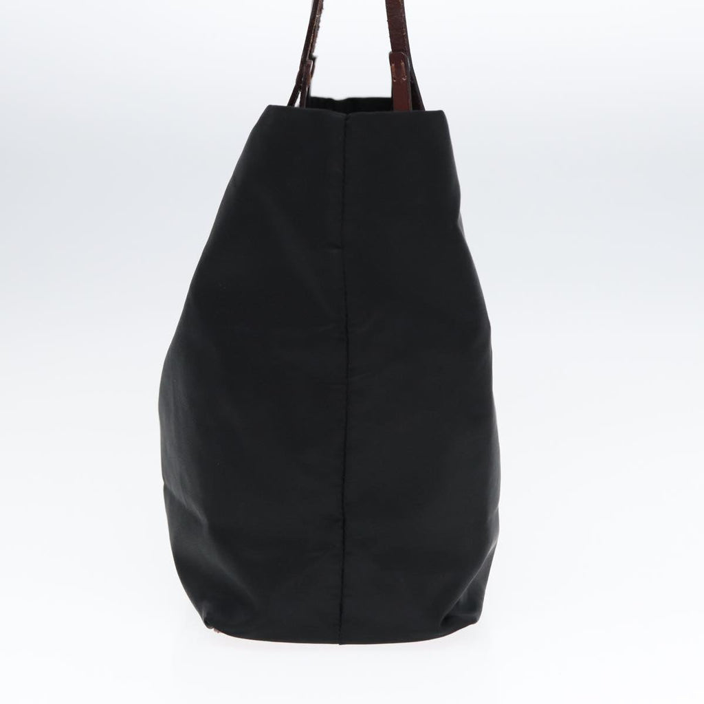 FENDI Tote Bag Nylon Black Silver88083