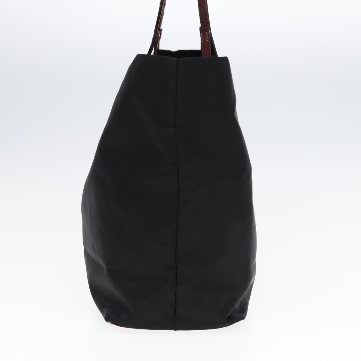 FENDI Tote Bag Nylon Black Silver88083