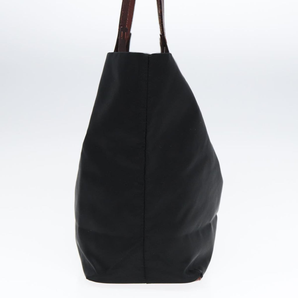 FENDI Tote Bag Nylon Black Silver88083