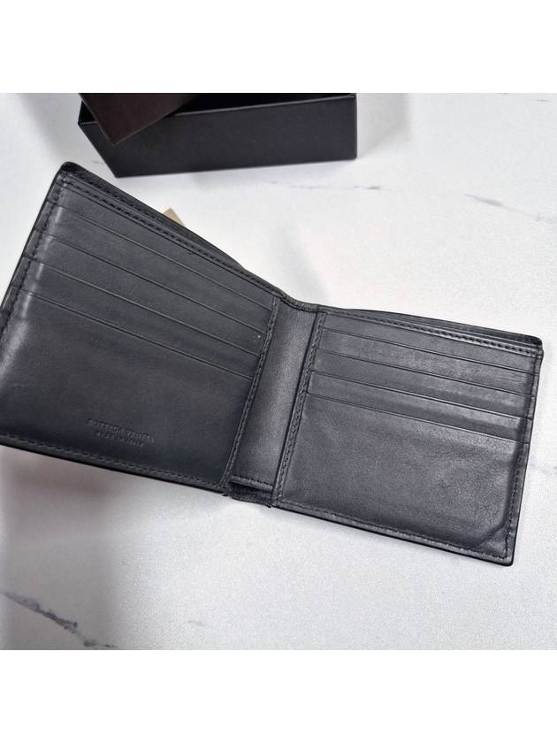 Bottega Veneta Intrecciato half wallet gray