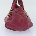 Chloe Etel Shoulder Bag Leather 2way Pink Gold 88188