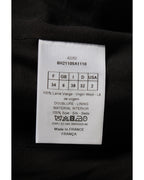 Dior Double-Breasted Coat Dress in Black Wool