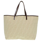 FENDI Zucca Canvas Tote Bag Beige88269