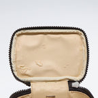 FENDI Zucca Canvas Vanity Hand Bag Brown Black Silver88313