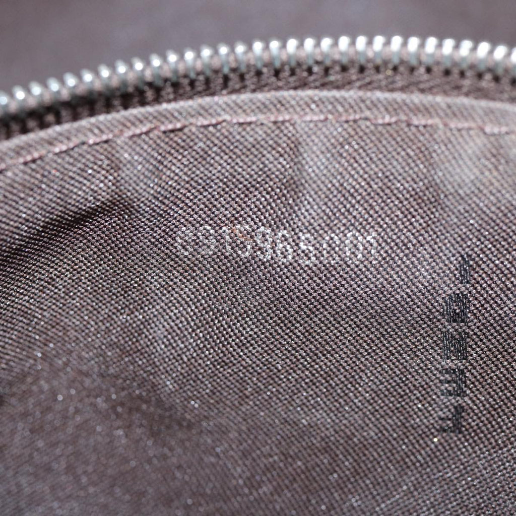 FENDI Zucca Canvas Mamma Baguette Shoulder Bag Brown Black Silver88343