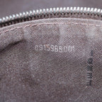 FENDI Zucca Canvas Mamma Baguette Shoulder Bag Brown Black Silver88343