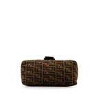 FY ZUCKA MANMABACKET ON SHOULDER BAG 26325 Brown canvas leather ladies FENDI