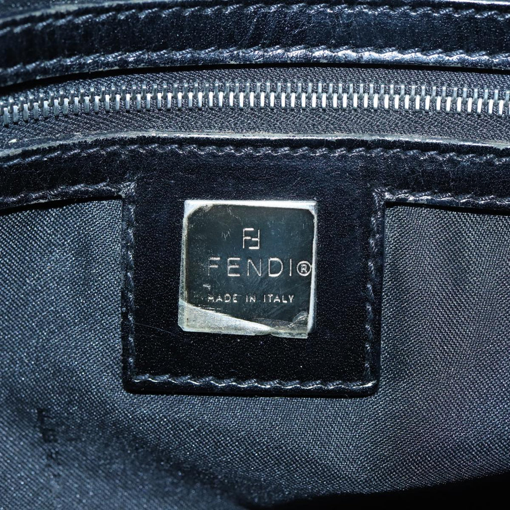 FENDI Zucca Canvas Tote Bag Silver Black88546