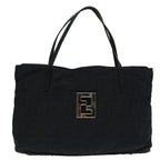 FENDI Zucca Canvas Tote Bag Silver Black88546