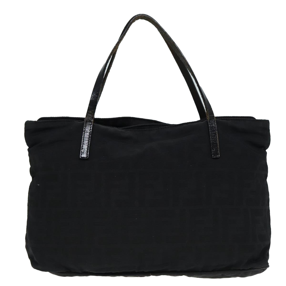 FENDI Zucca Canvas Tote Bag Silver Black88546