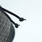 FENDI Zucchino Canvas Shoulder Bag Navy Silver88663