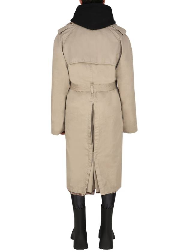 Balenciaga reversible trench coat beige