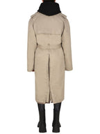 Balenciaga reversible trench coat beige